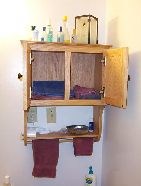 Bathroom Cupboard-open