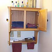 Bathroom Cupboard-open